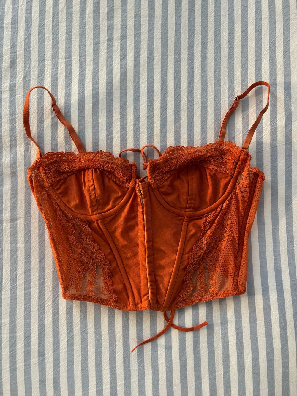 Edikted orange corset top - Picture 2 of 3